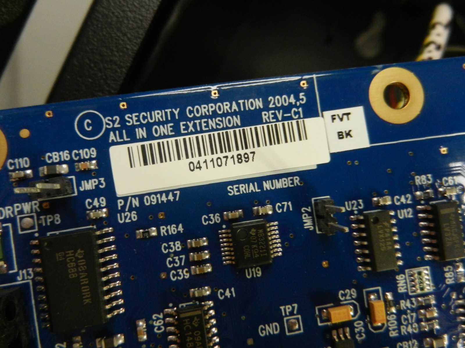 S2 SECURITY NetBOX * * Access Control CABINET Network Node 091447 Access Blades