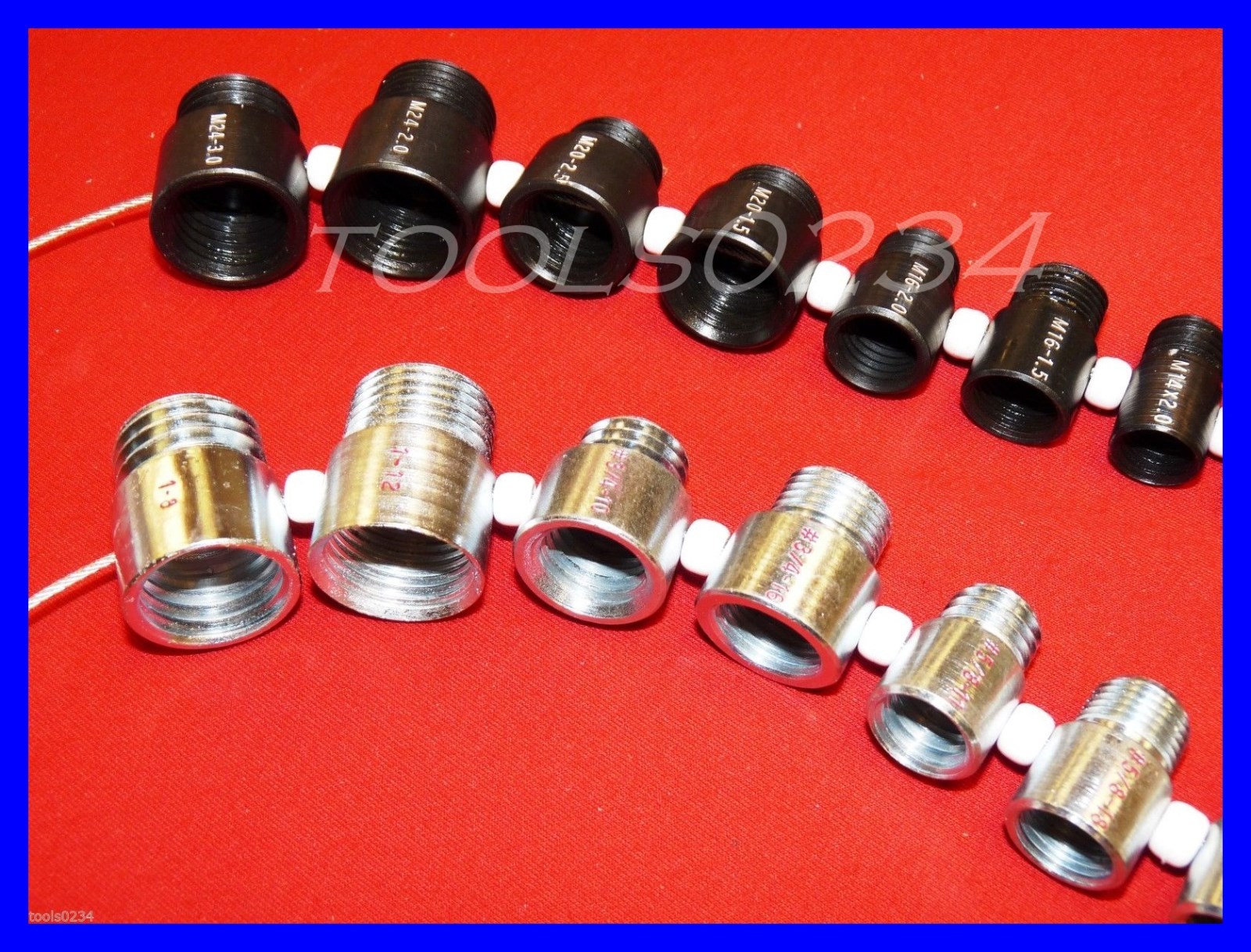 Thread Checker SAE Metric Combo 44pc Coarse Fine S&W USA SWTC-S21 AND SWTC-M21