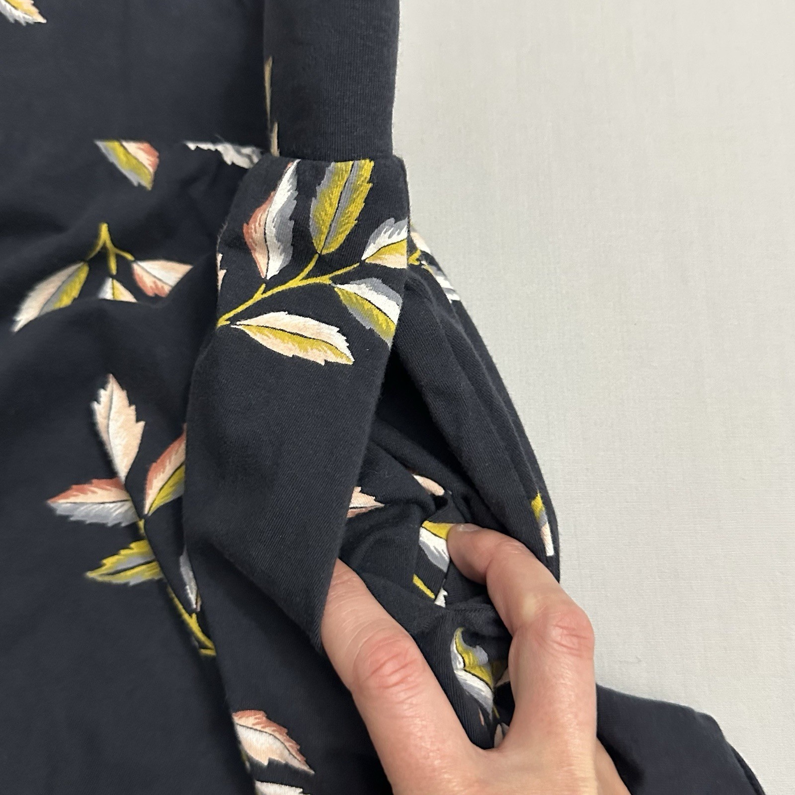 Pact Skirt Womens Small S Floral Pockets Short Pull On Organic Cotton Stretch