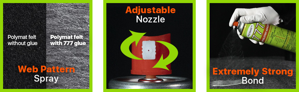 (12) 12oz Glue Cans Polymat 777 Industrial Spray Adhesive for AUTO UPHOLSTERIES