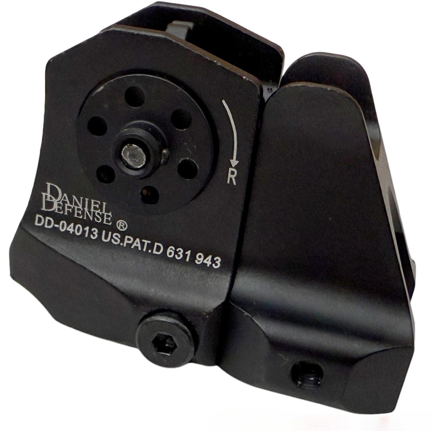 1 Pair D &D Flip-up Low Profile Metal Sight Folding Iron Sights Front / Rear Set