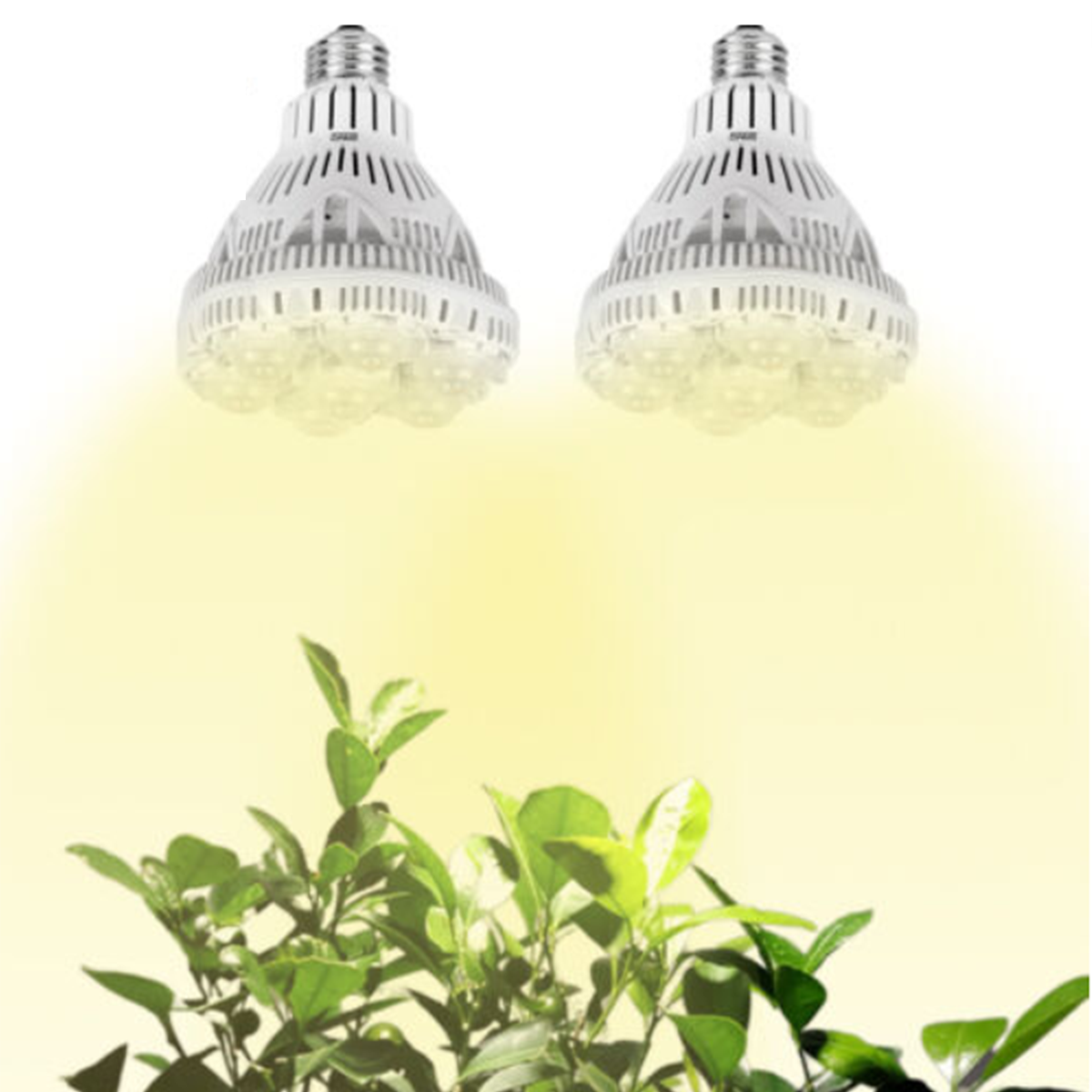 SANSI 400W Full Spectrum LED Grow Light Bulb Indoor Seeding Plant 36W 2-Pack