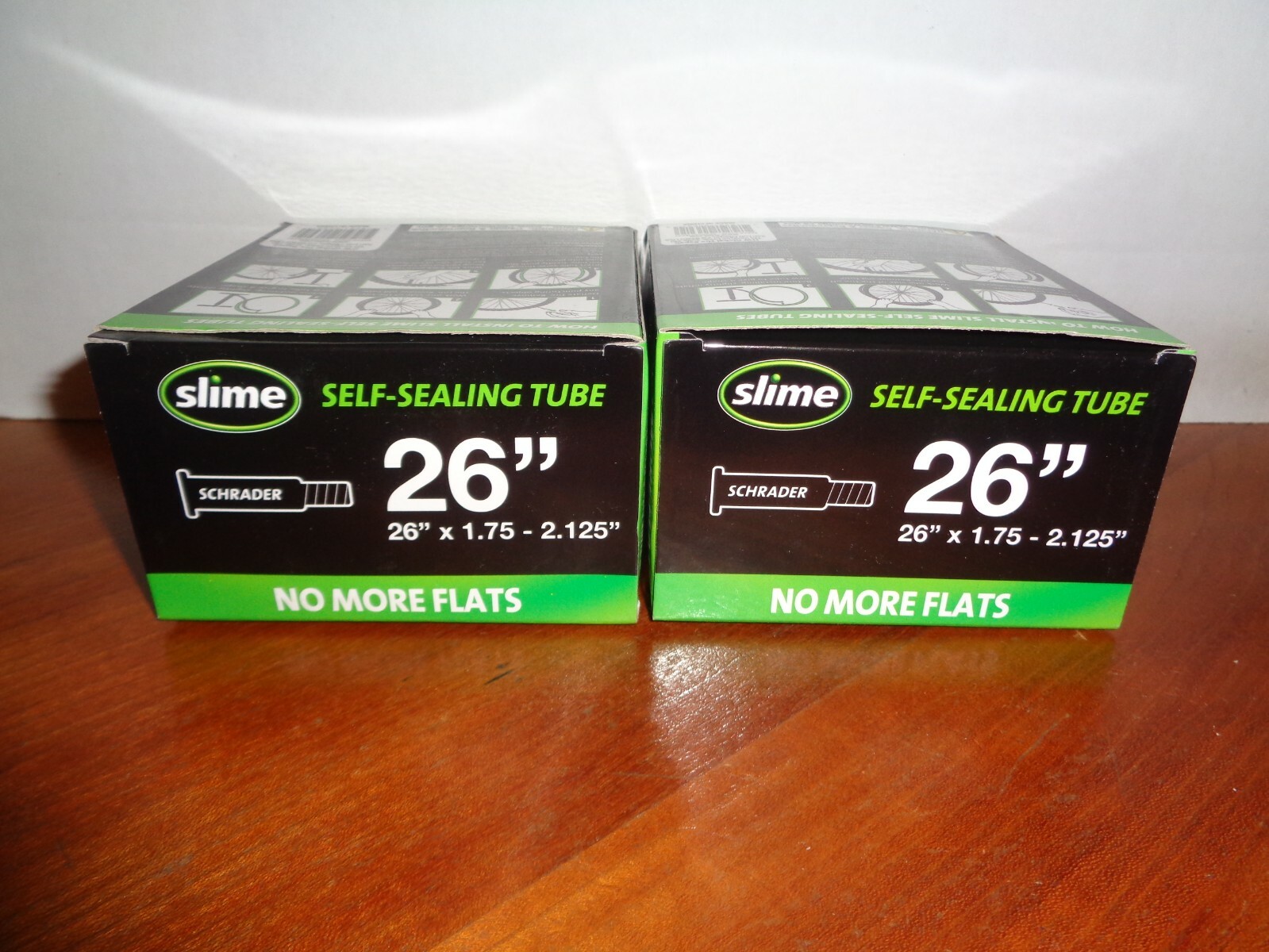 2 - Slime 26 Inch Extra Strong Self Sealing Tubes Schrader Valve 26"X 1.75-2.125