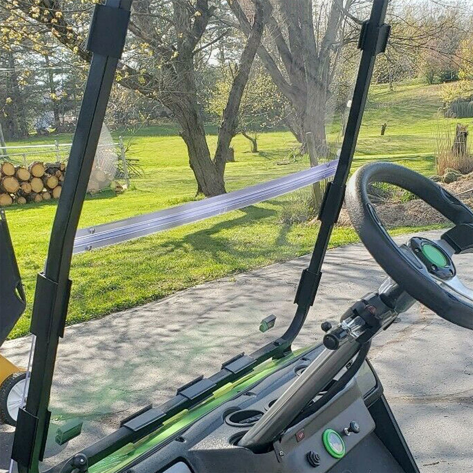 For Club Car DS Clear Windshield 2000.5 -UP New Golf Cart Folding Polycarbonate