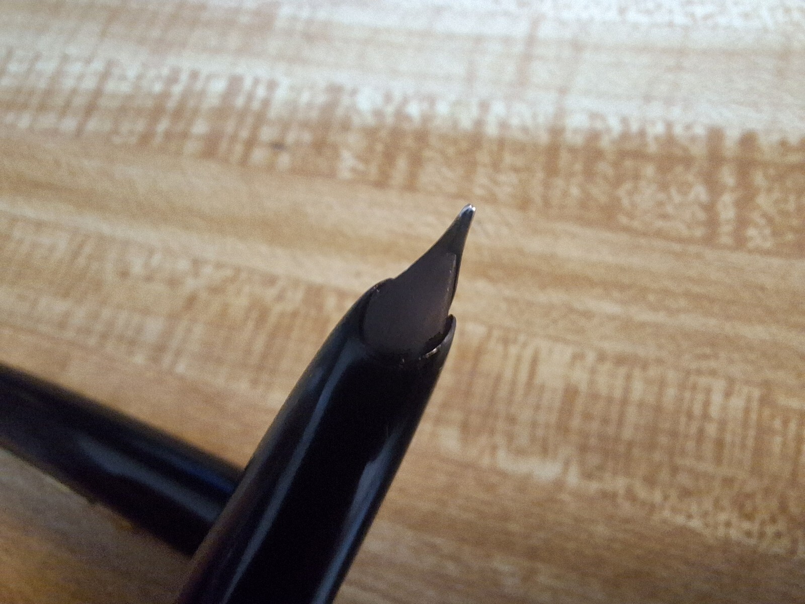 Vintage 1960's Montblanc Lead Crystal Hand Cut Inkwell and Black Base - Used