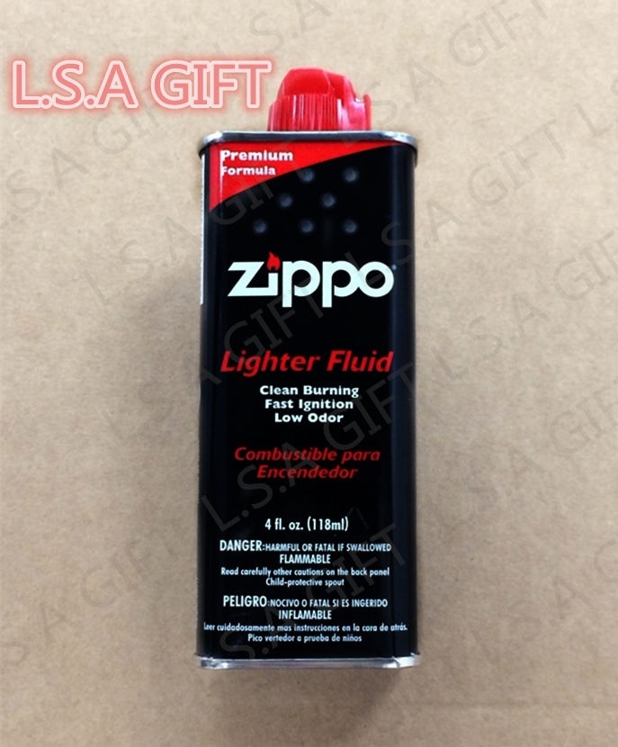 Genuine Zippo 4oz 118ml Fuel Fluid for All Zippo Lighters