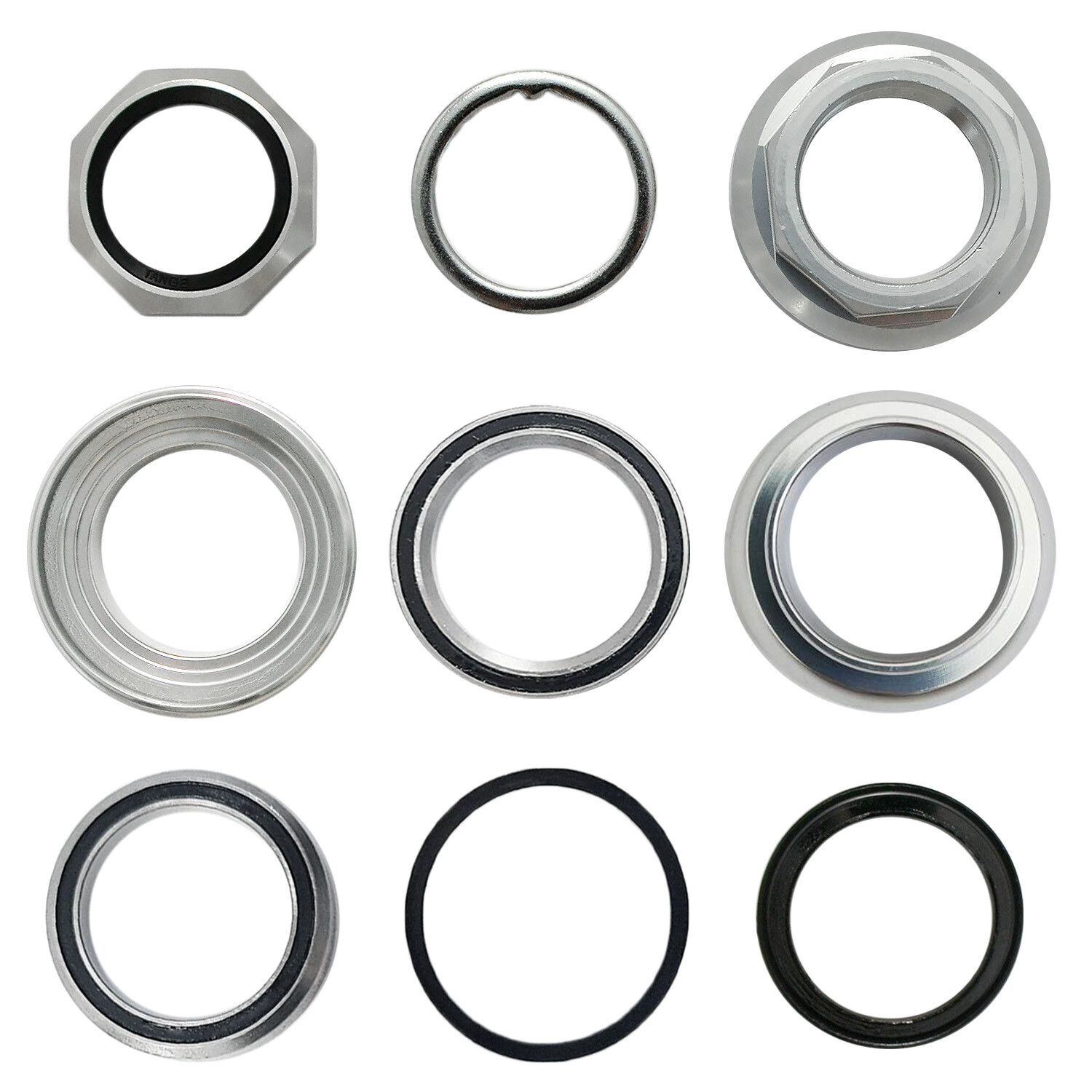 Tange Seiki Falcon FL250C 1" Sealed Bearing Old School Threaded , Silver