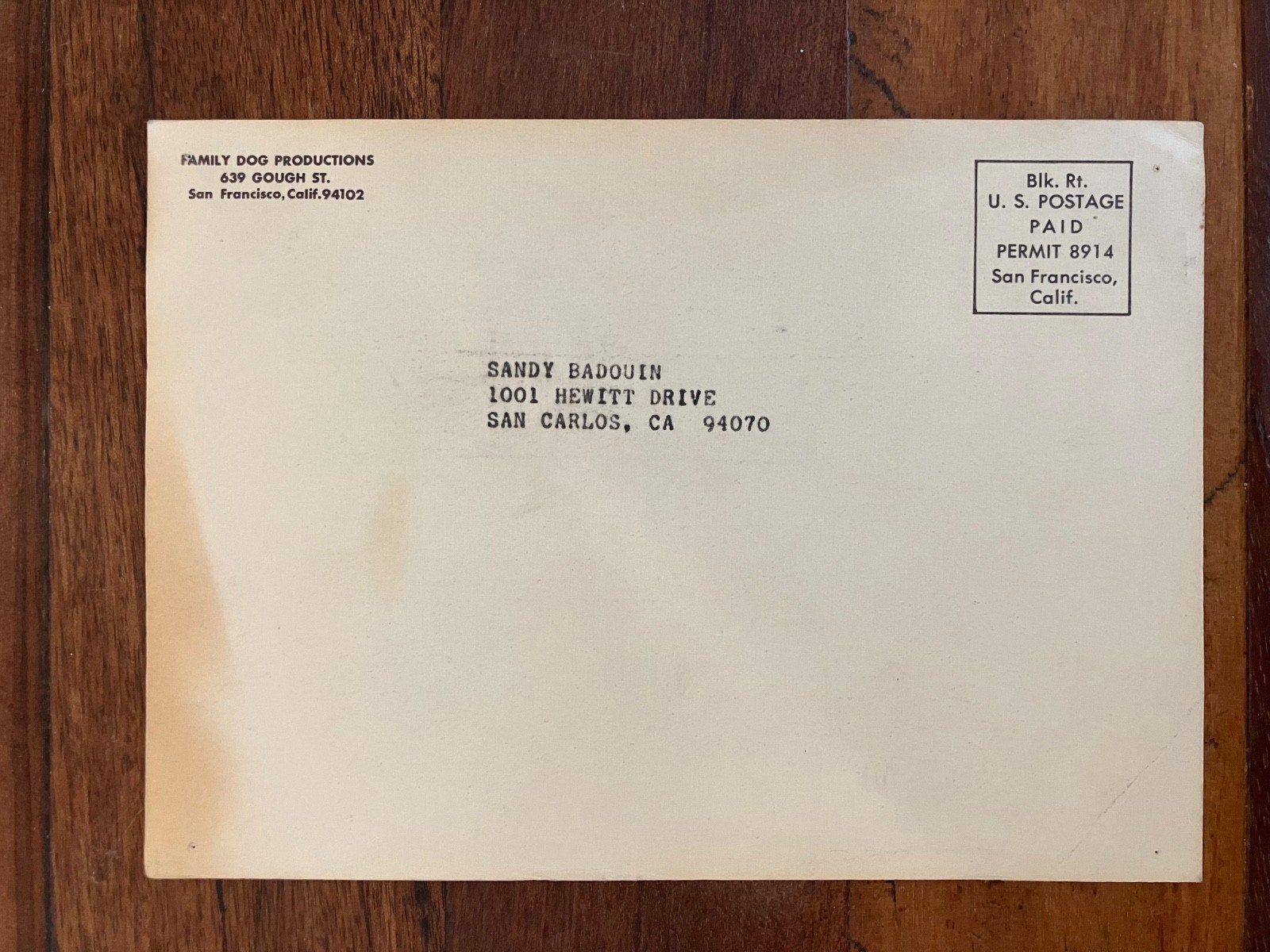 Avalon Handbill Postcard GRATEFUL DEAD Quicksilver Mar 1967 Art: Rick Griffin