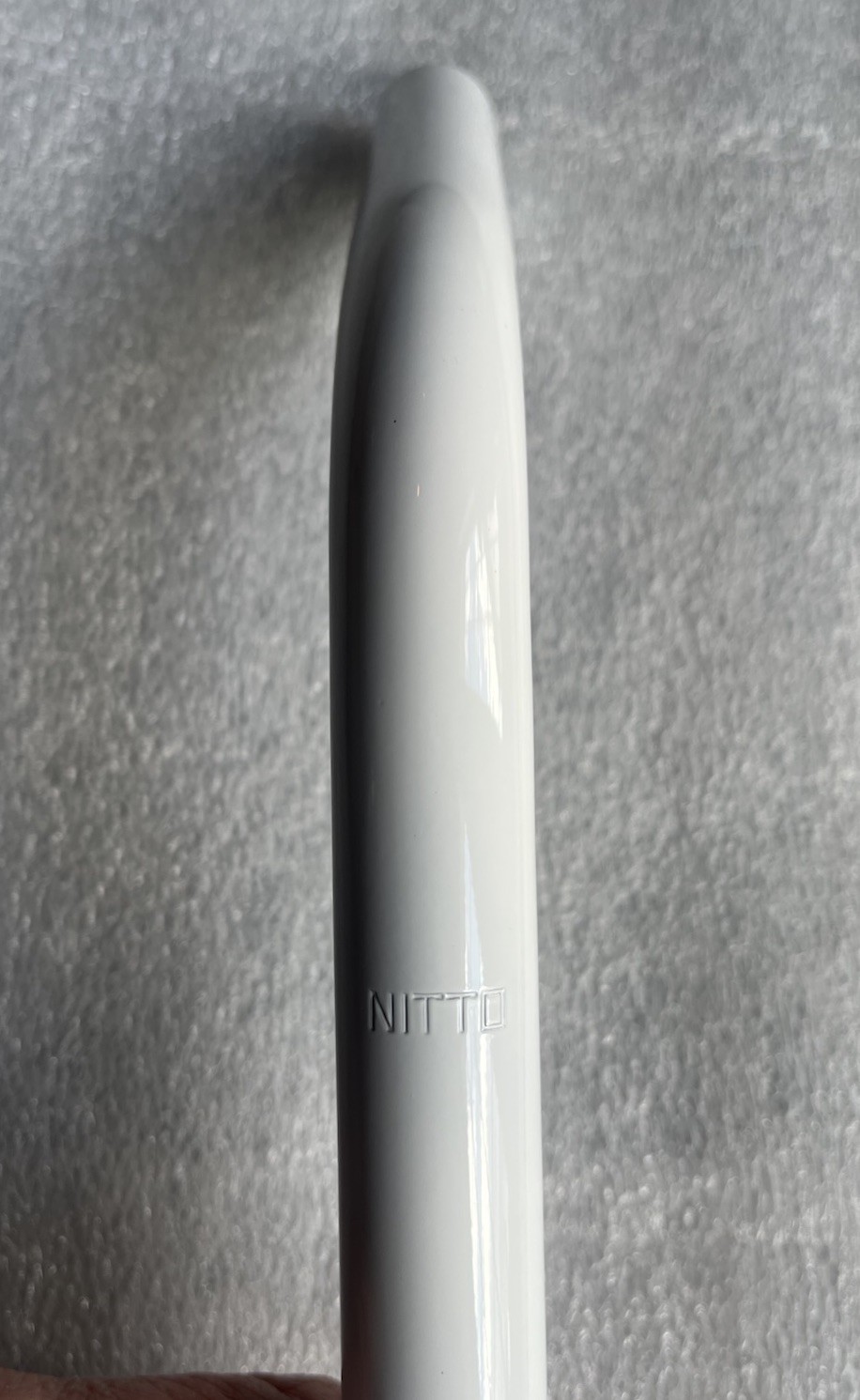 OLD SCHOOL BMX NITTO LAID BACK SEAT POST 4130 22.2mm 7/8" x 18" WHITE GT STYLE