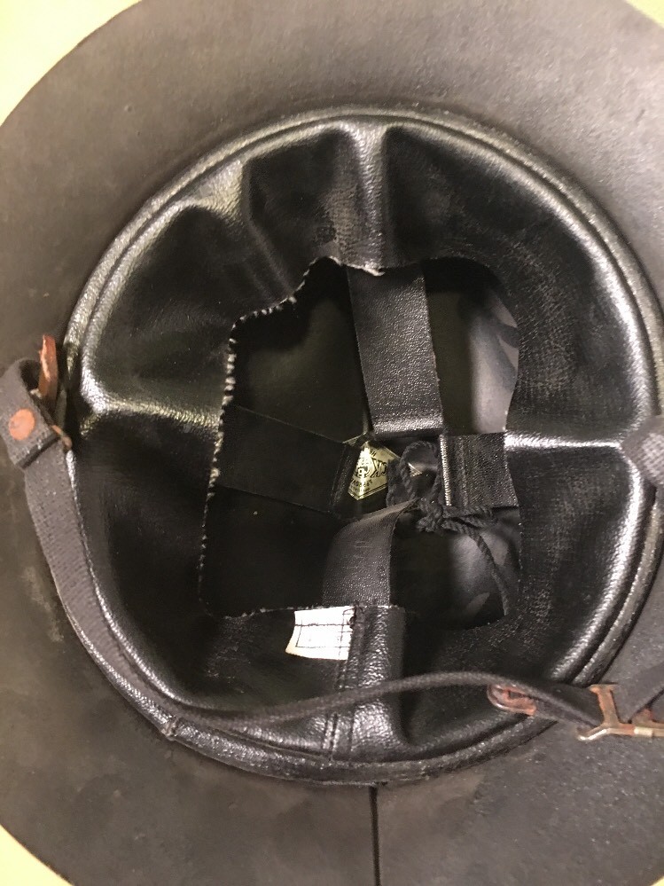 EARLY 1930s HARDHAT CBM Co. Black Dymond Hard Hat Antique Mine Mining Helmet