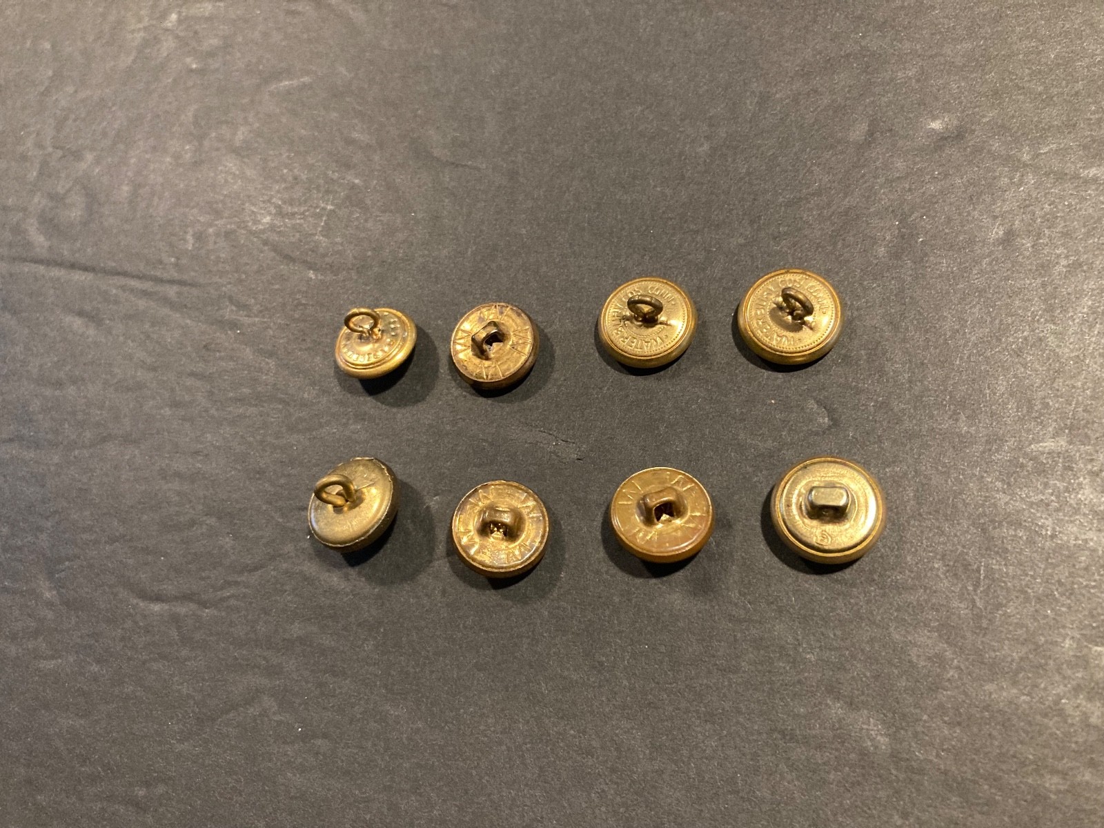 Civil War Reproduction Reenactment Coat Tunic Collar Cuff Buttons