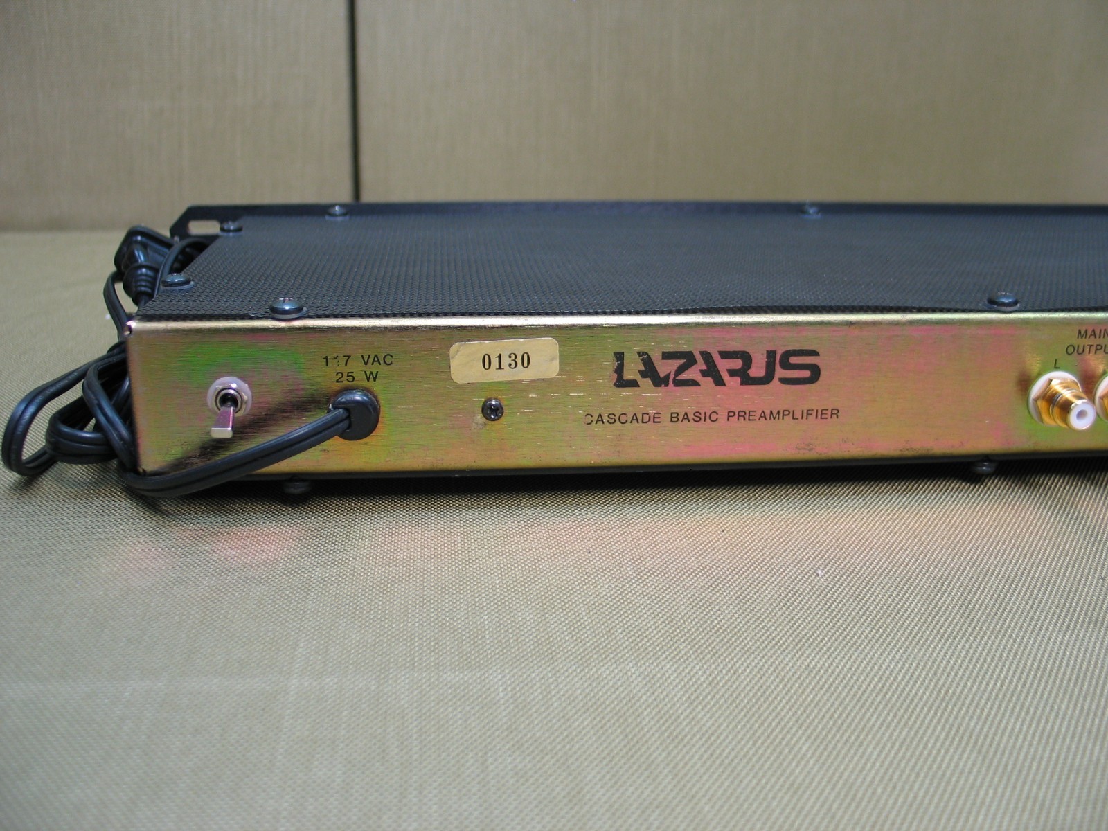 Lazarus Cascade Basic Tube Preamplifier ( Circa 1986 ) ( Tech Tested & Owned )