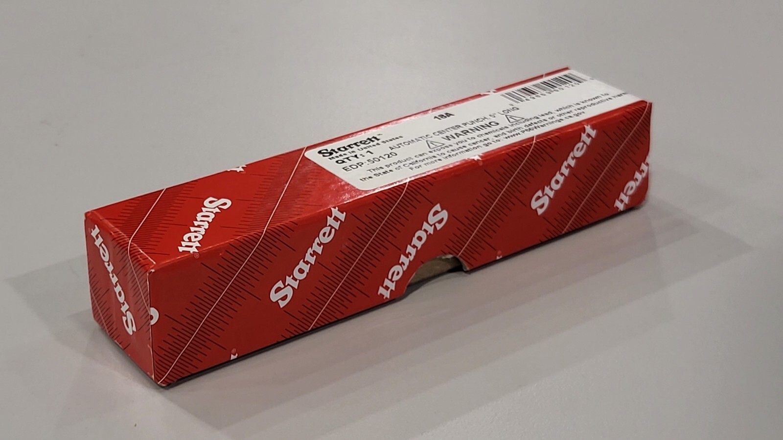 STARRETT 5" AUTOMATIC CENTER PUNCH # 18A - NEW