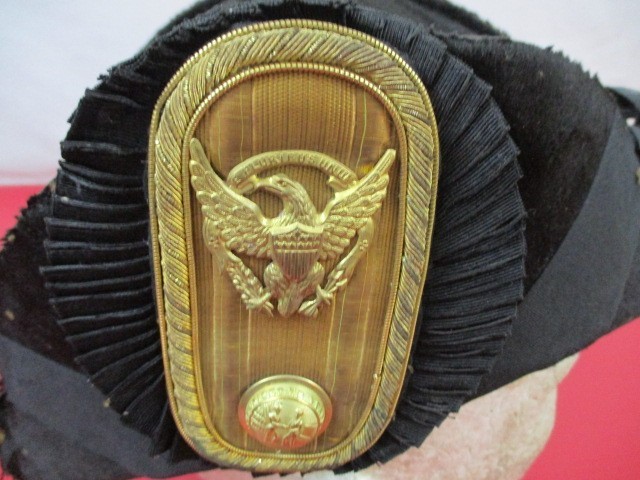 Civil War US Army M1859 Officer's Chapeau Hat w/Eagle Emblem - Original - RARE