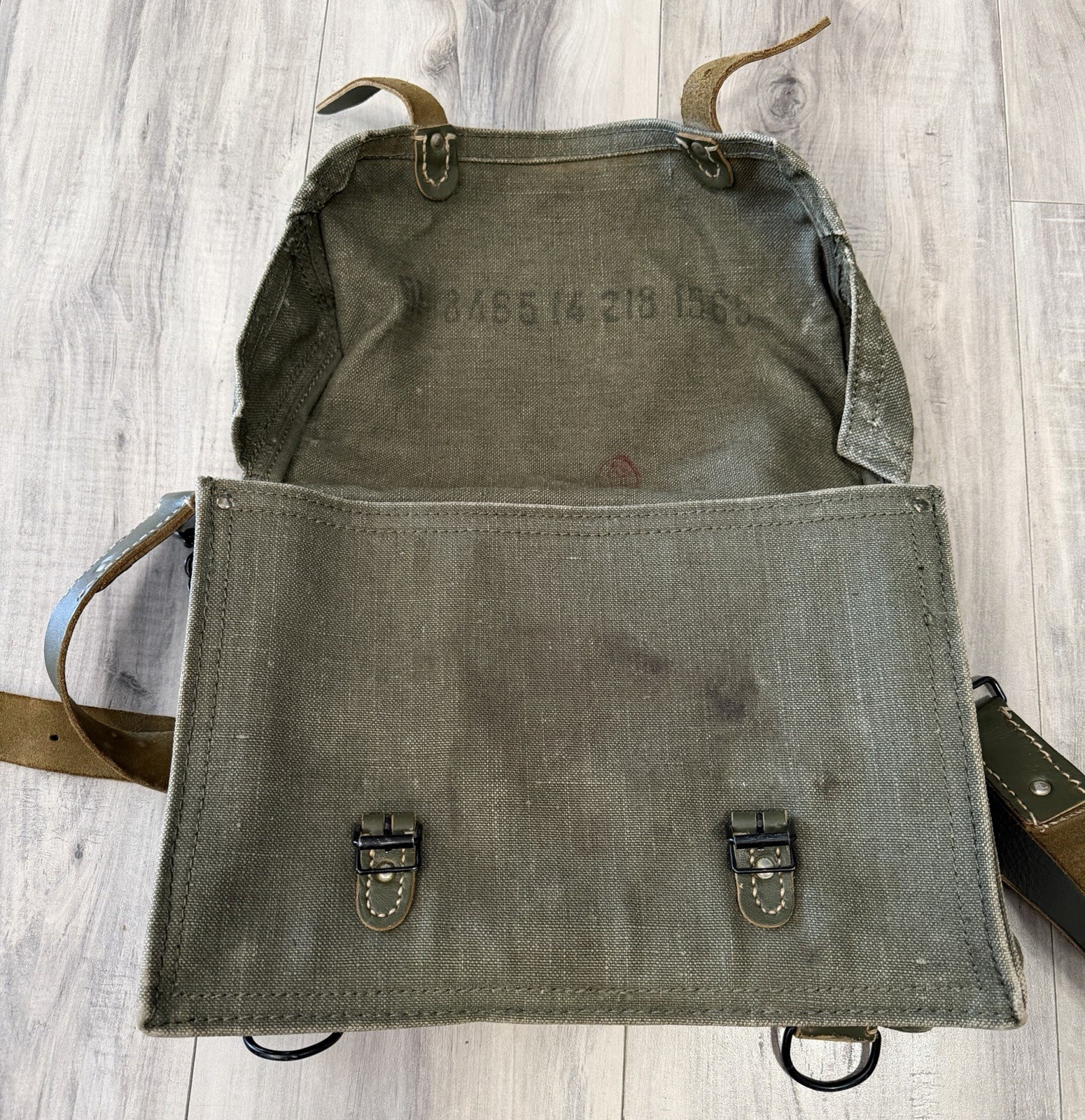 vintage military ammo pouch messenger bag