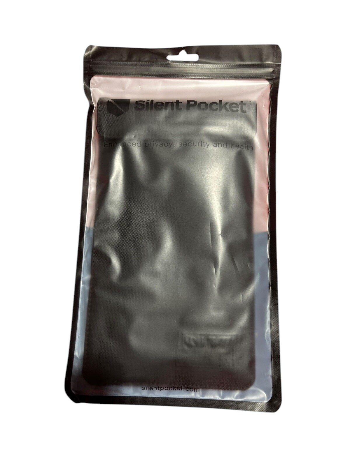 SLNT Silent Pocket Cell Phone Sleeve RF Shield EMF Black Nylon Medium