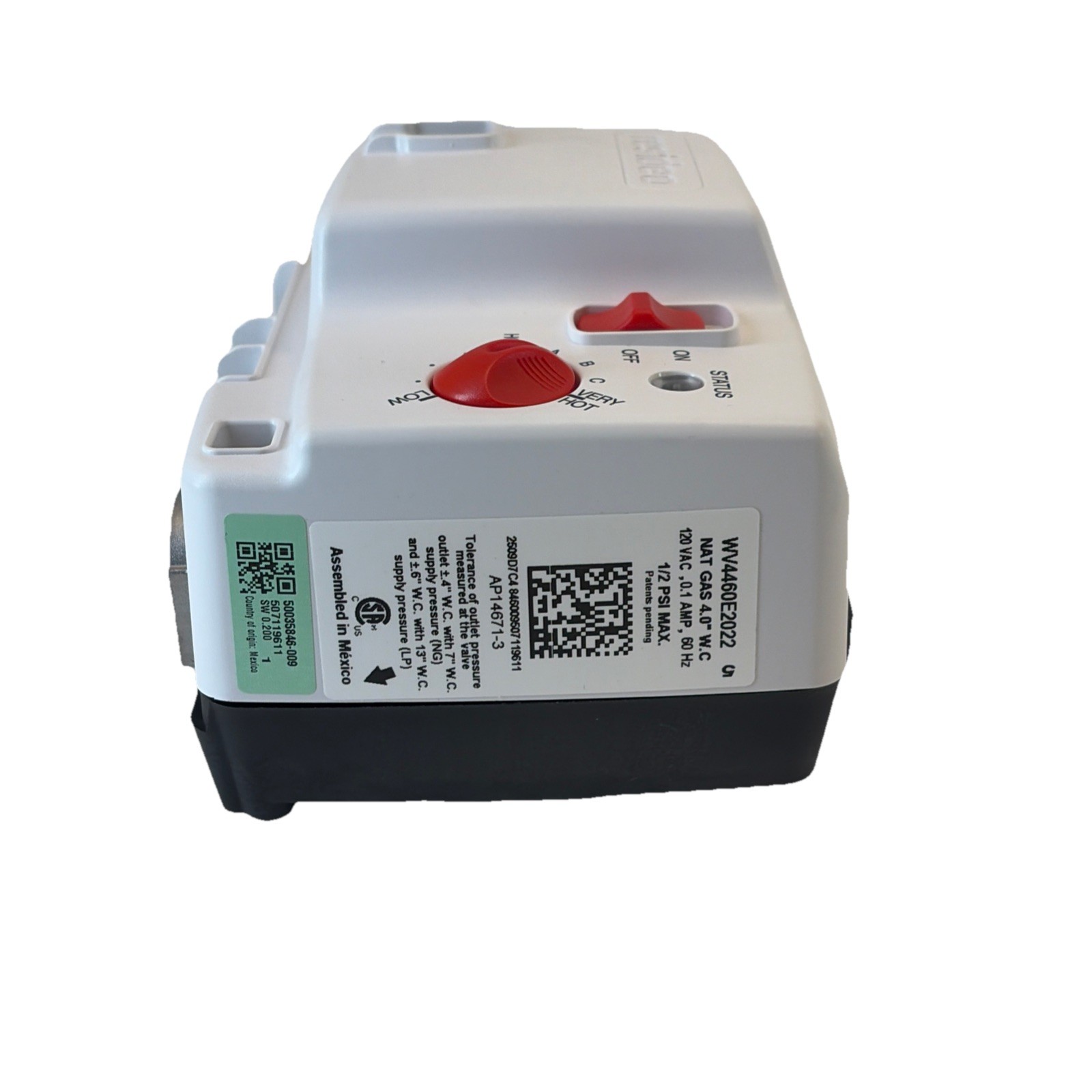 Resideo WV4460E2022 Water Heater Control Intermittent Spark Pilot Ignition