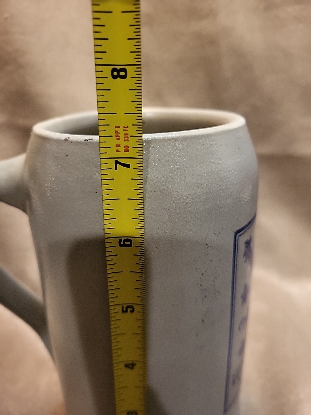 Vintage Lowenbrau Munich 1 Liter Beer Stein Ceramic