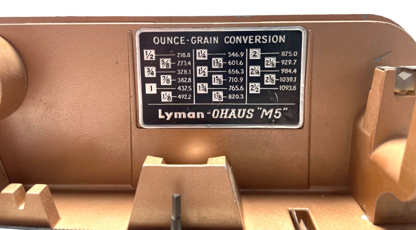 Lyman Ohaus M5 Vintage Reloading Powder Grain Scale Balance Beam USA *READ*