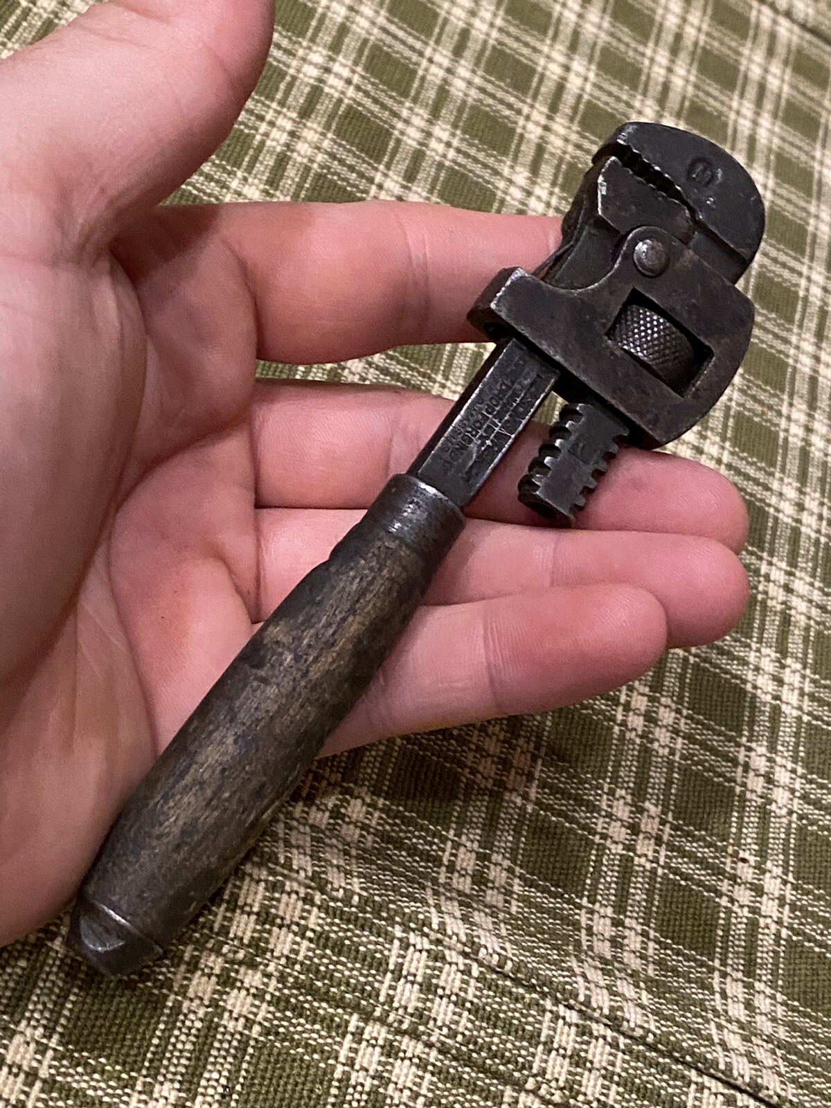 Stillson Wrench By Moore Drop Forging No. 6 6” Springfield Mass USA Antique