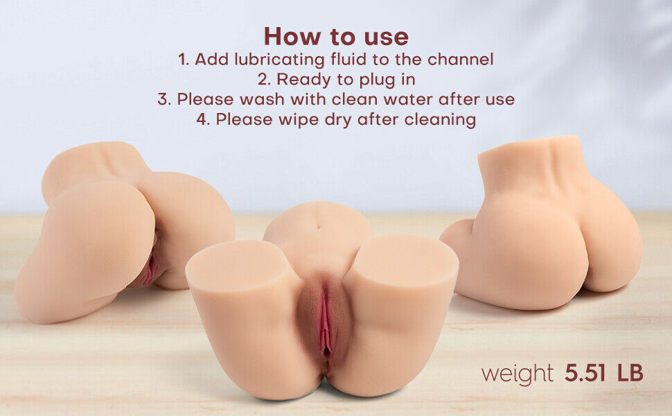 Sex Doll Realistic Ass Adult Sex Toy for Men Male Masturbator Fake Pussy Vagina