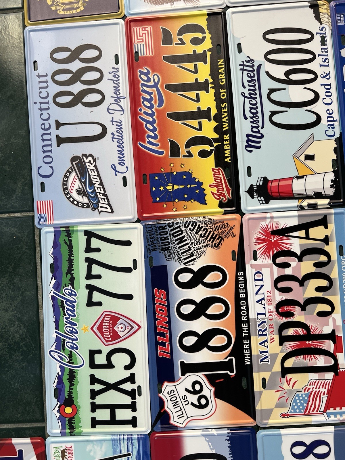 COMPLETE SET - ALL 50 STATES USA LICENSE PLATES LOT REPLICA FOR DECORATION ONLY!