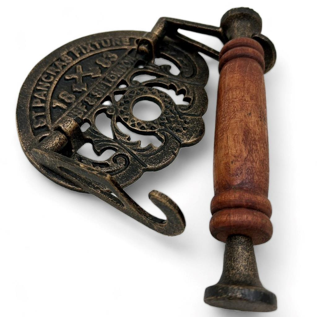 bronze Cast Iron Toilet Roll Holder Antique Design Bathroom WC Washroom