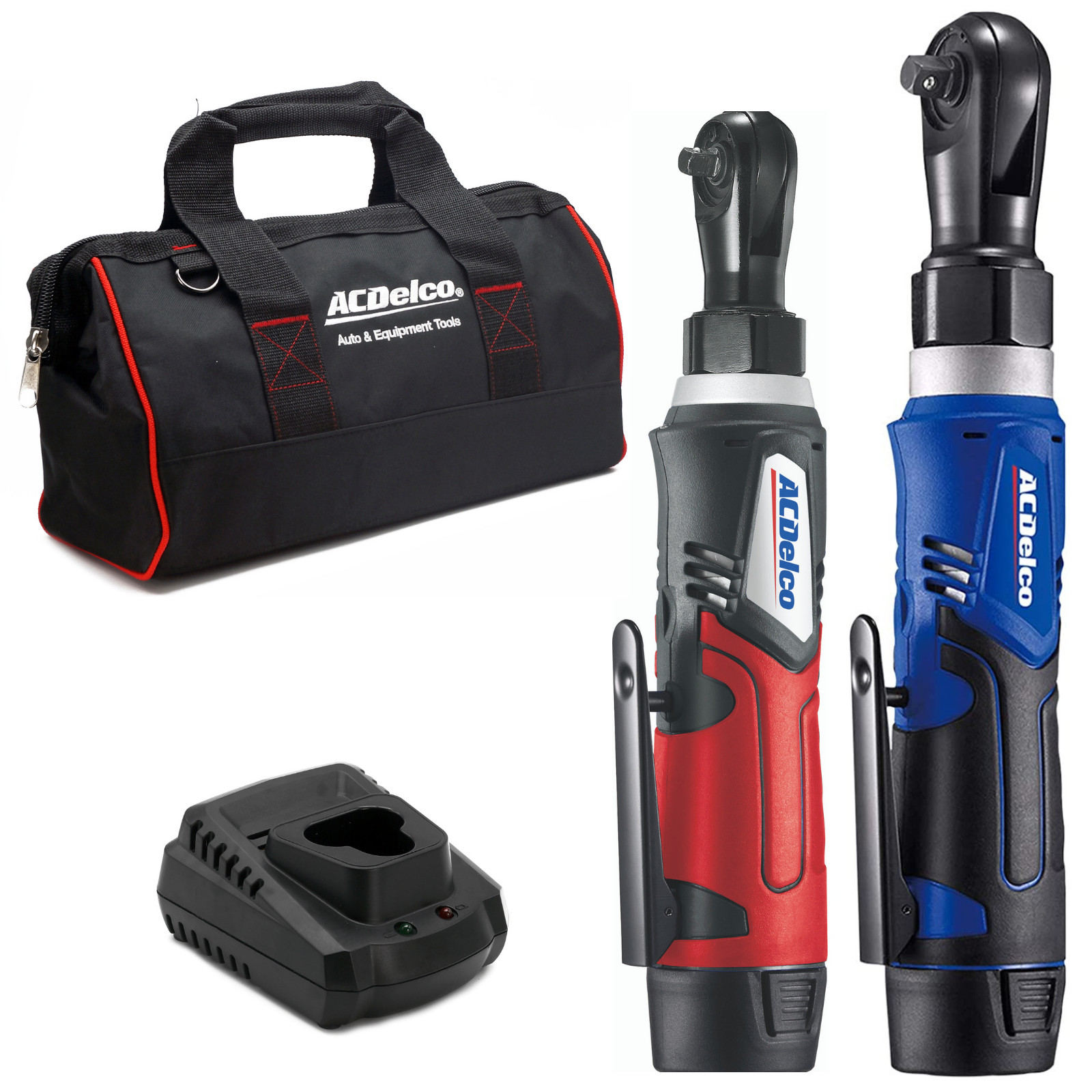 ACDelco G12 Cordless Ratchet Wrench Combo Tool Kit ARW1209-K92 | 2 Battery Kit