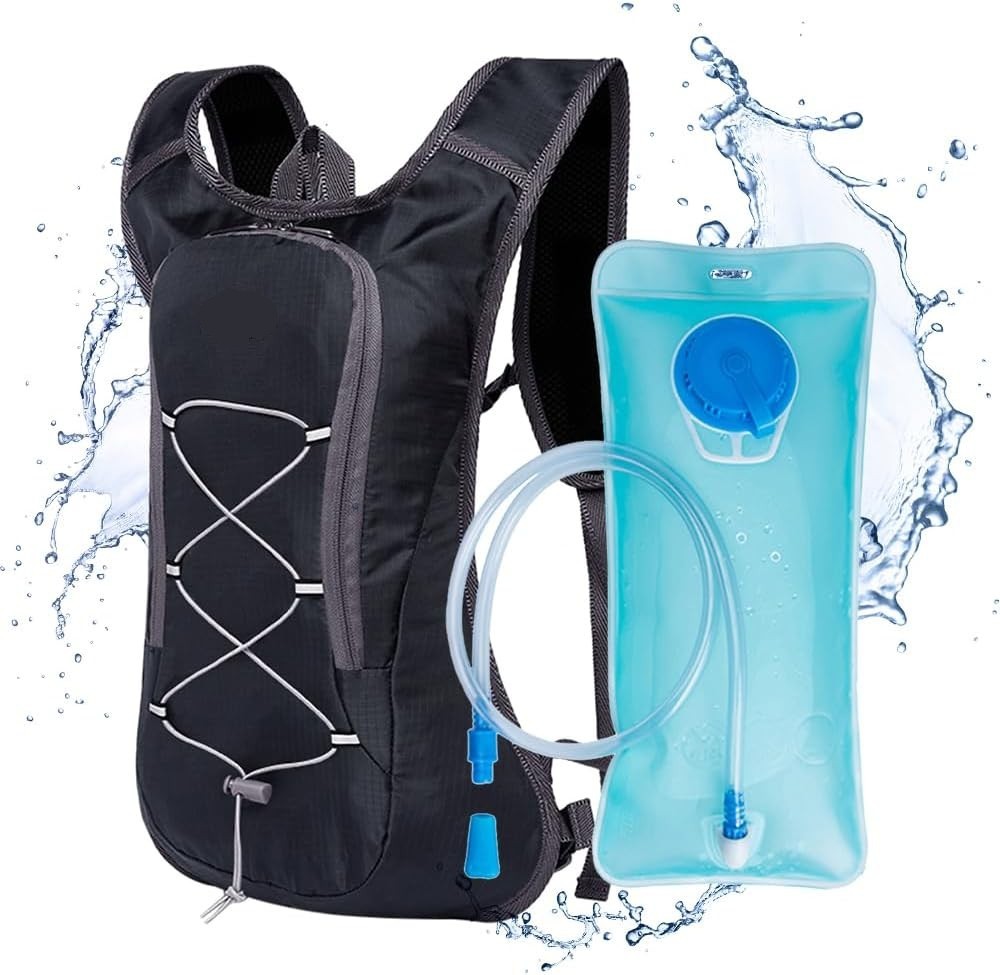 Hydration Backpack,Lightweight Water Backpack with 2L Water Bladder Bag