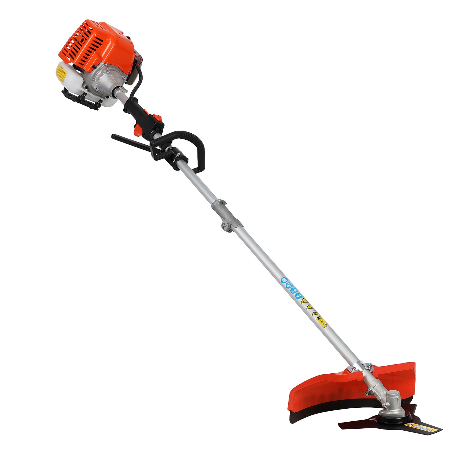 52CC 5 in 1 Brush Cutter 2-Stroke Weed Eater Wacker Gas Powered String Trimmer