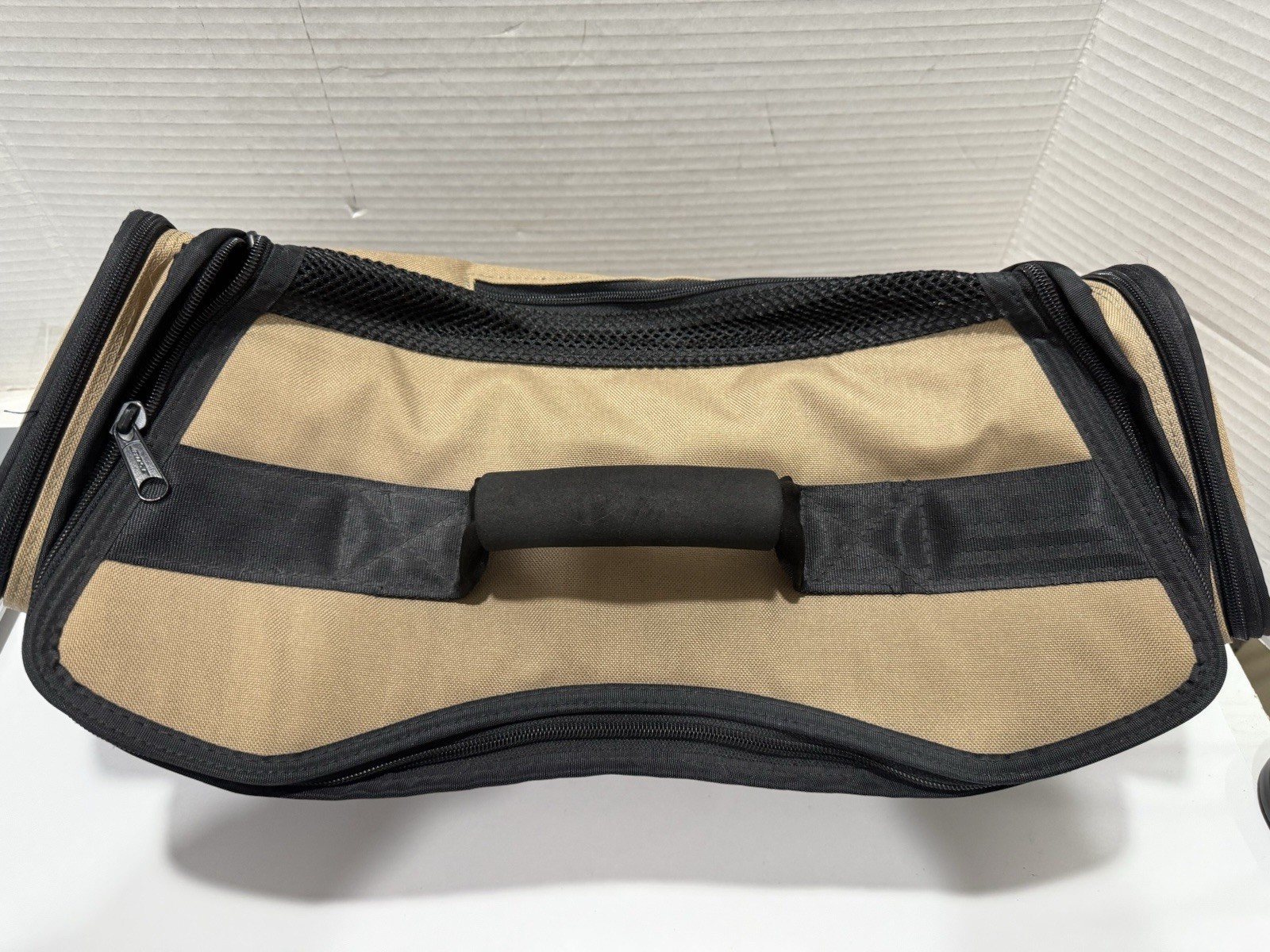 Vintage BOSE AW-1 Acoustic Wave Travel Canvas Bag w/ Power Supply 20"x11"x8"