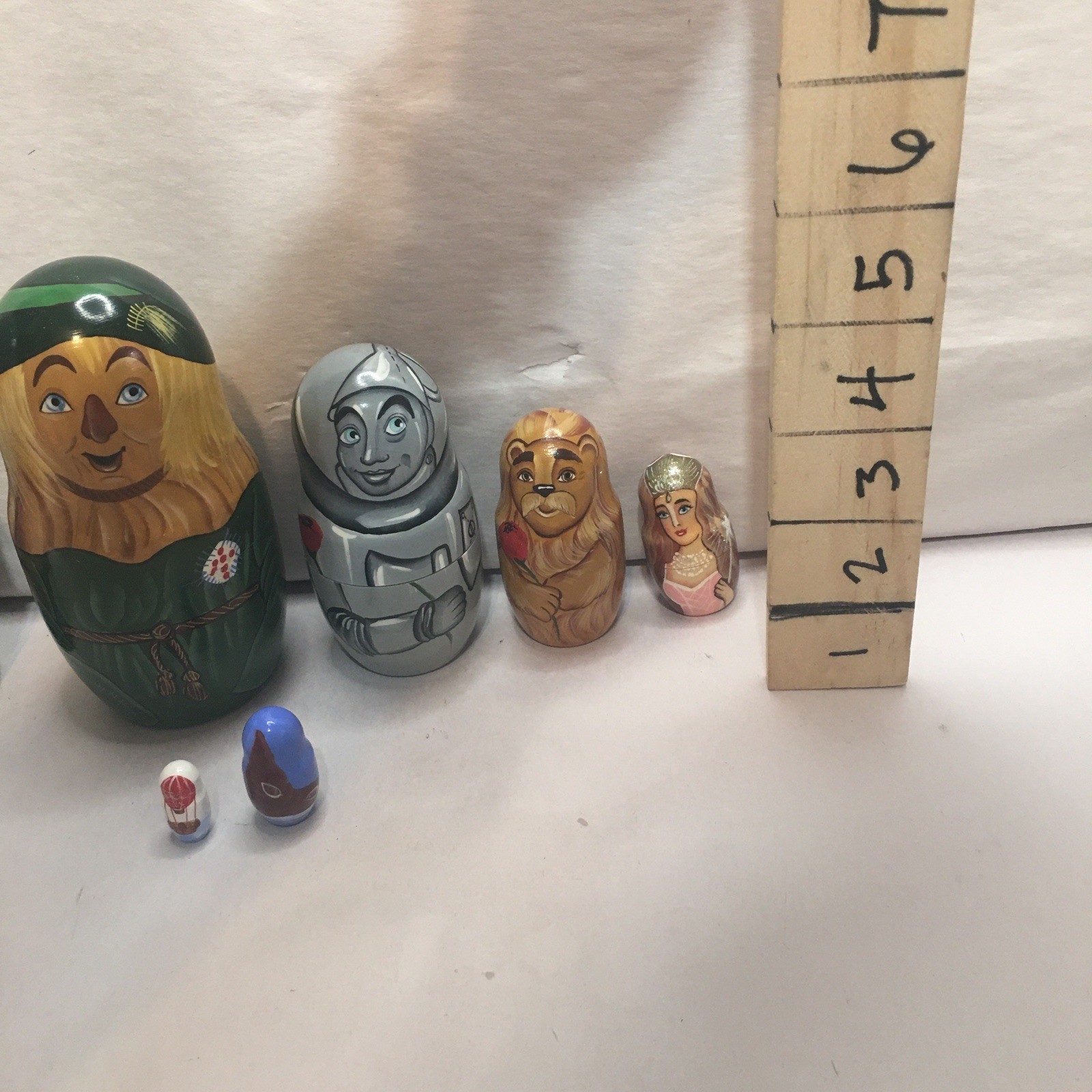 Wizard of Oz Golden Cockerel Collection Russian Nestling Dolls Signed by Artist