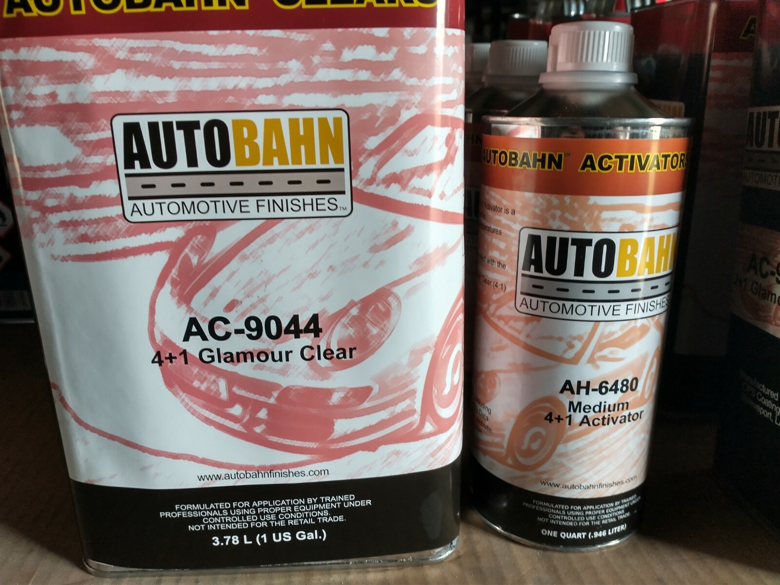 AC-9044 High Solid Glamour Clear Coat 5 Quart Kit (Wet Wet All Kandy)