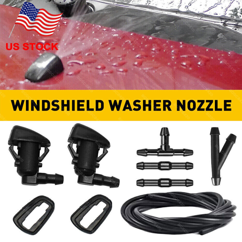 Windshield Wiper Washer Squirter Nozzle Spray Jet For Honda Odyssey 11-17 Shield