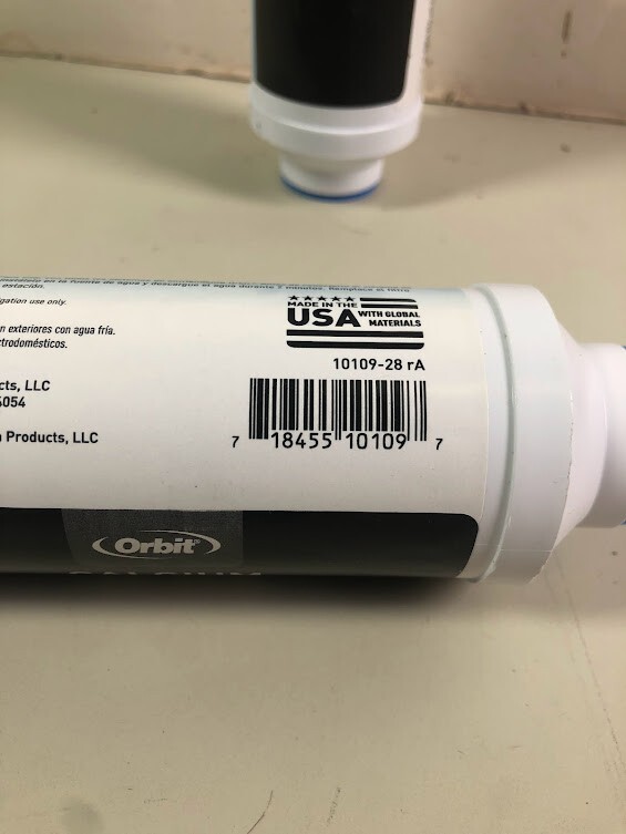 Orbit 2 Pack Universal Inline Calcium Inhibitor Misting Filter 10109W