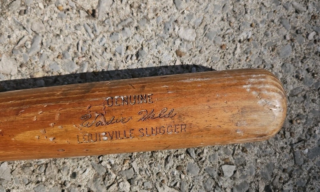 Vintage Game Used Cleveland INDIANS Star WOODIE HELD baseball Bat BALTIMORE '66