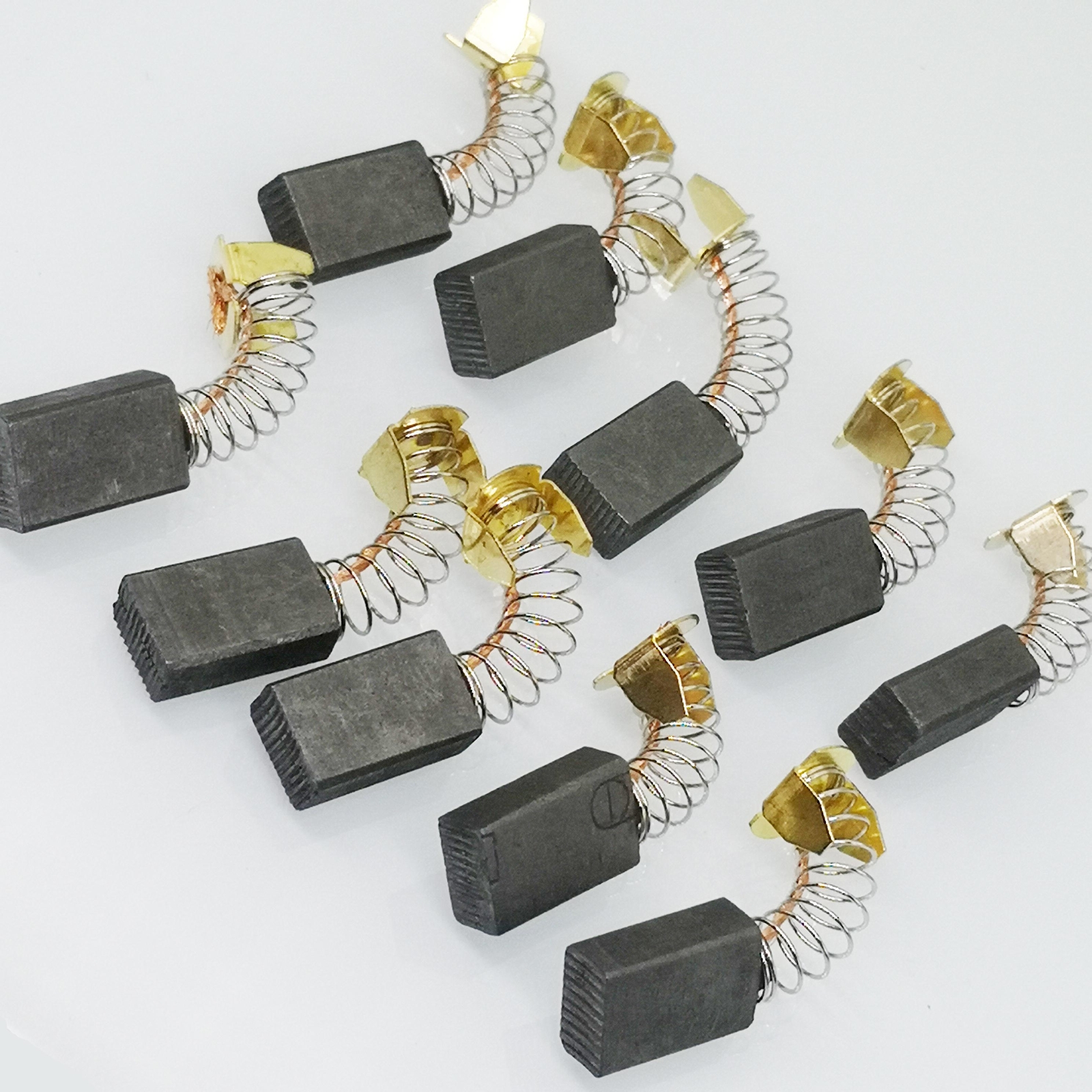 US Stock 10pcs 6mm x 10mm x 16mm Carbon Brushes Motor Brush Set Replacement #103