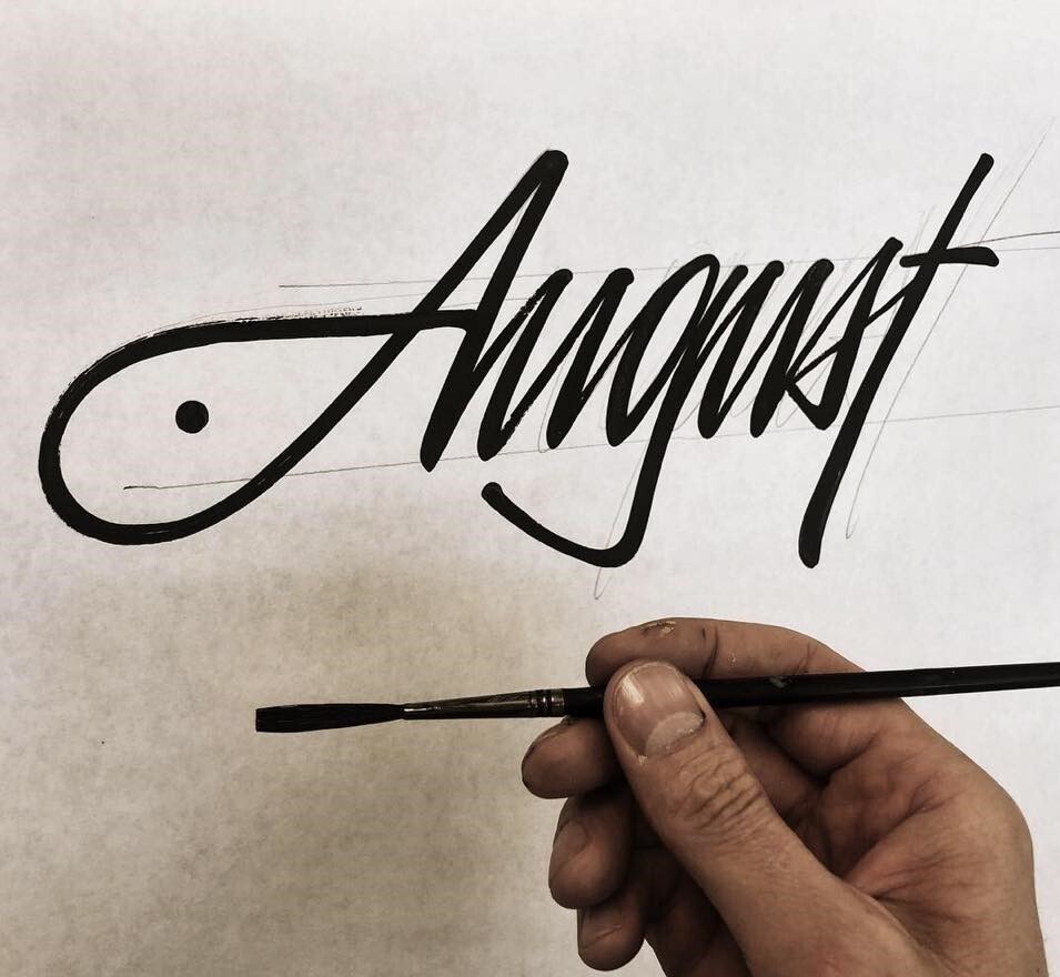 # 6 Lettering Outlining Brush by Andrew Mack - Von Dago "PRO SERIES"