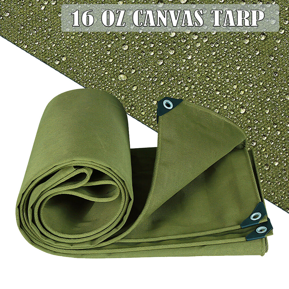 Heavy Duty Poly Tarp 16/18/20 Mil Waterproof Tarpaulin Cover (Over 150 Choices)