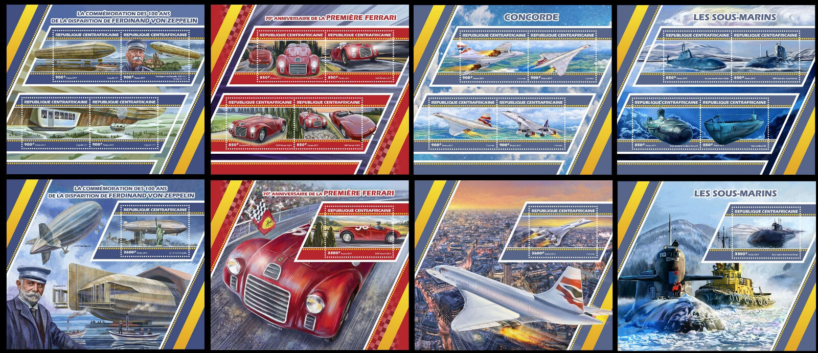 TRANSPORT aviation railway cars ships collection 26 s/s Yvert CV534€ MNH #CNA269