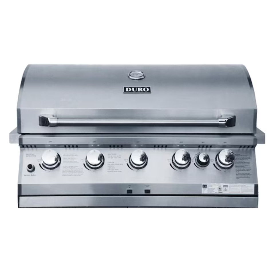 NXR 37 in Stainless Steel Built In Gas Grill 4 Burner Free Shipping