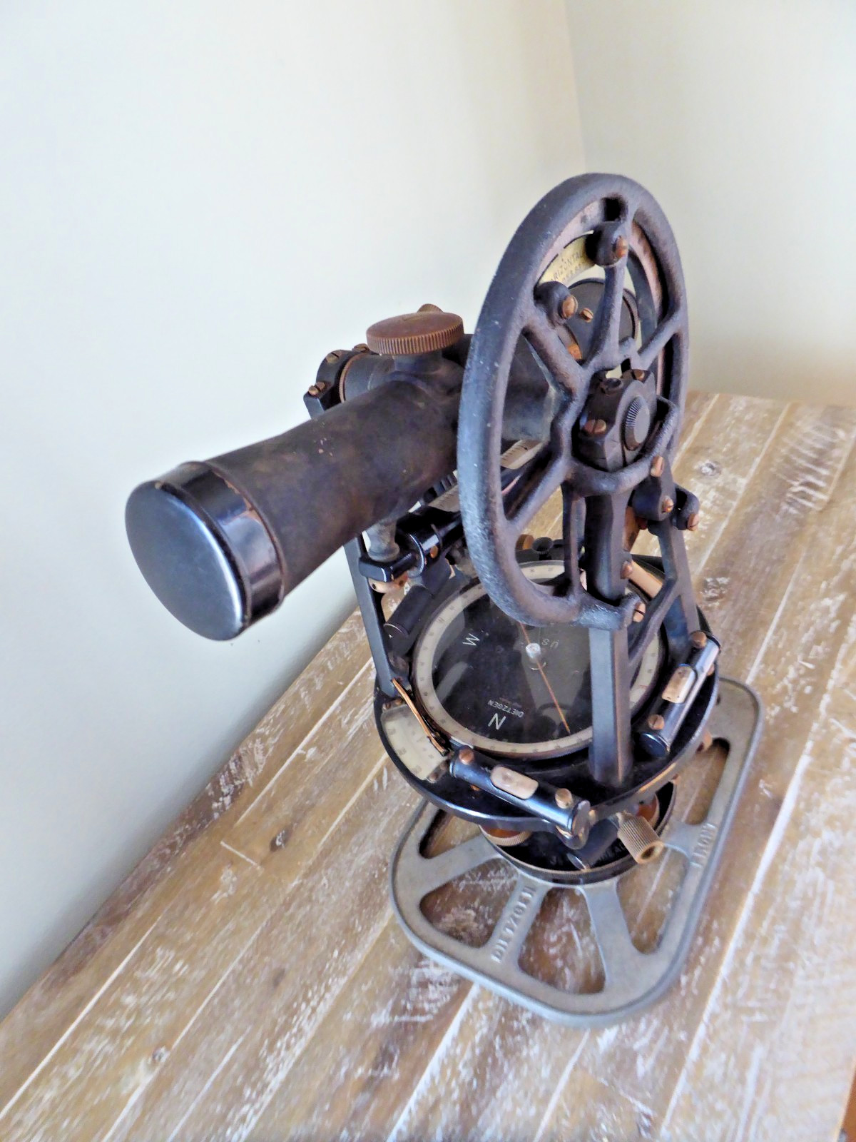 RARE WWII 2 Government Issue Dietzgen Military Engineers Corps Surveyors Transit