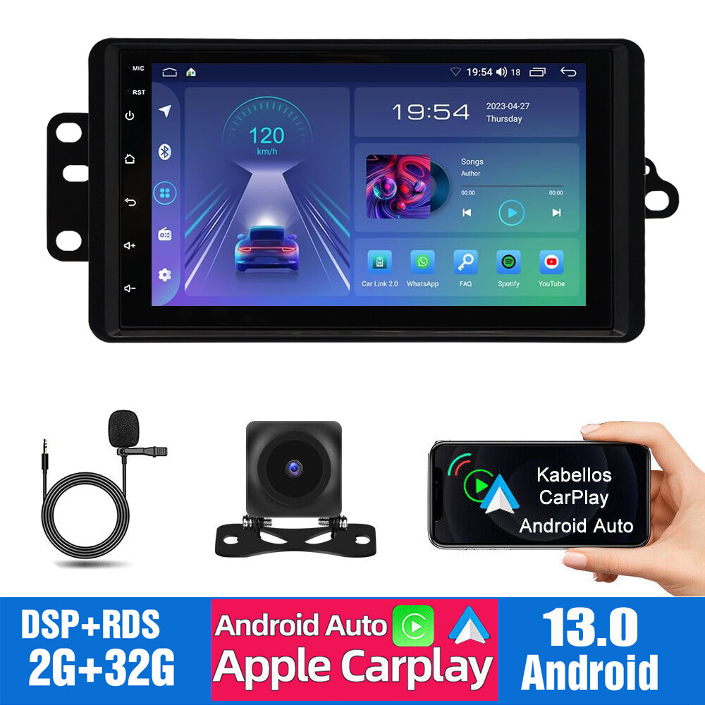 Para 2003-2006 GMC Chevrolet Radio estéreo para coche Carplay Cámara