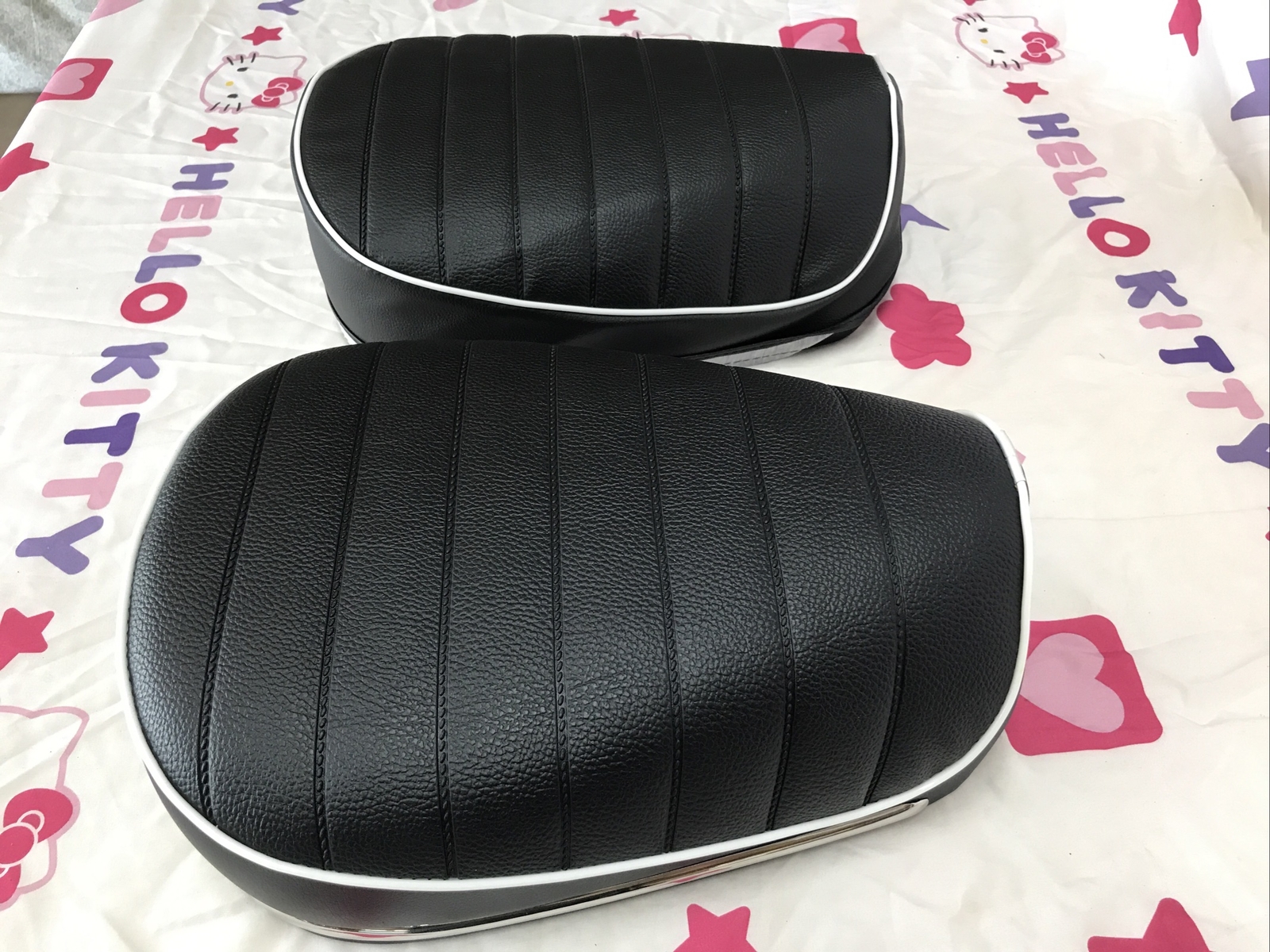 HONDA CT90 SEAT COVER TRAIL 90 SEAT COVER 1969 TO 1971 MODEL SILVER LOGO (H*-33)