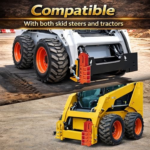 Skid Steer Hitch Attachment for Tractor & Skid Loader - Fits 2″ Receiver Tube