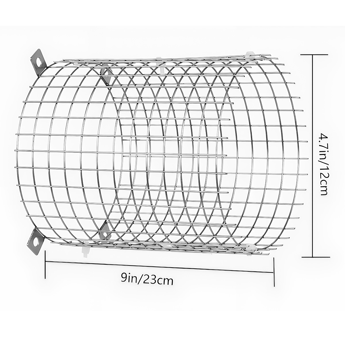 2Pcs Bluebird House Predator Guards Strong Metal Wire Birdhouse Entrance Protect