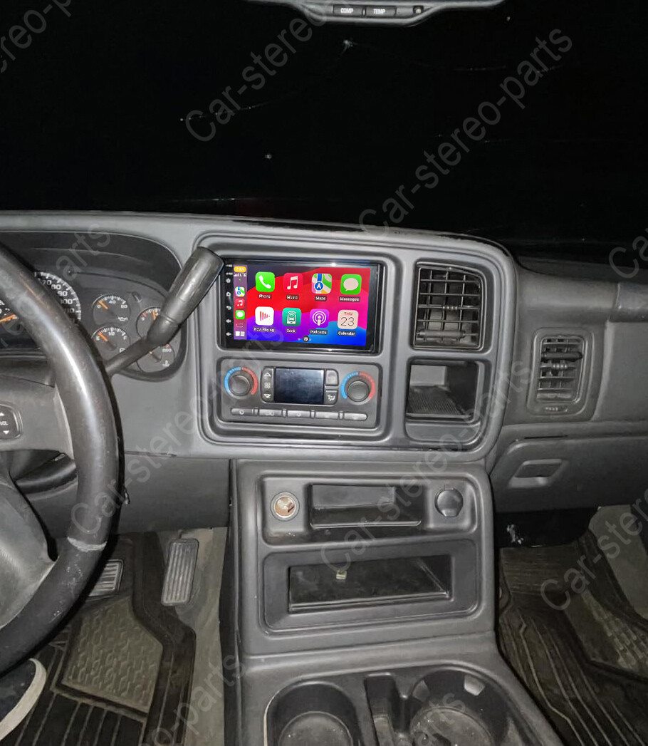 Android 13 CarPlay Car Radio For 2003 2004 2005 2006 GMC Sierra 1500 2500 3500