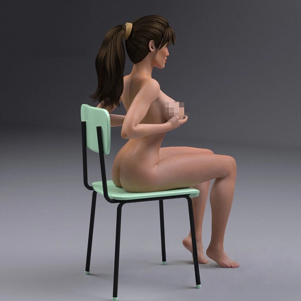 Jolie Lara Croft NSFW Nude 1:4 Model Kit Unpainted 3d Print GK Statue Figure