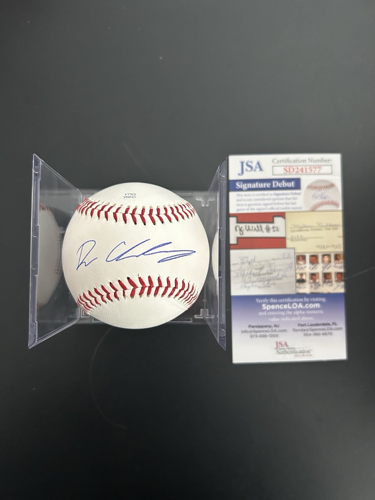 Roch Cholowsky Autographed Signed Baseball NCAA UCLA MLB Draft JSA COA