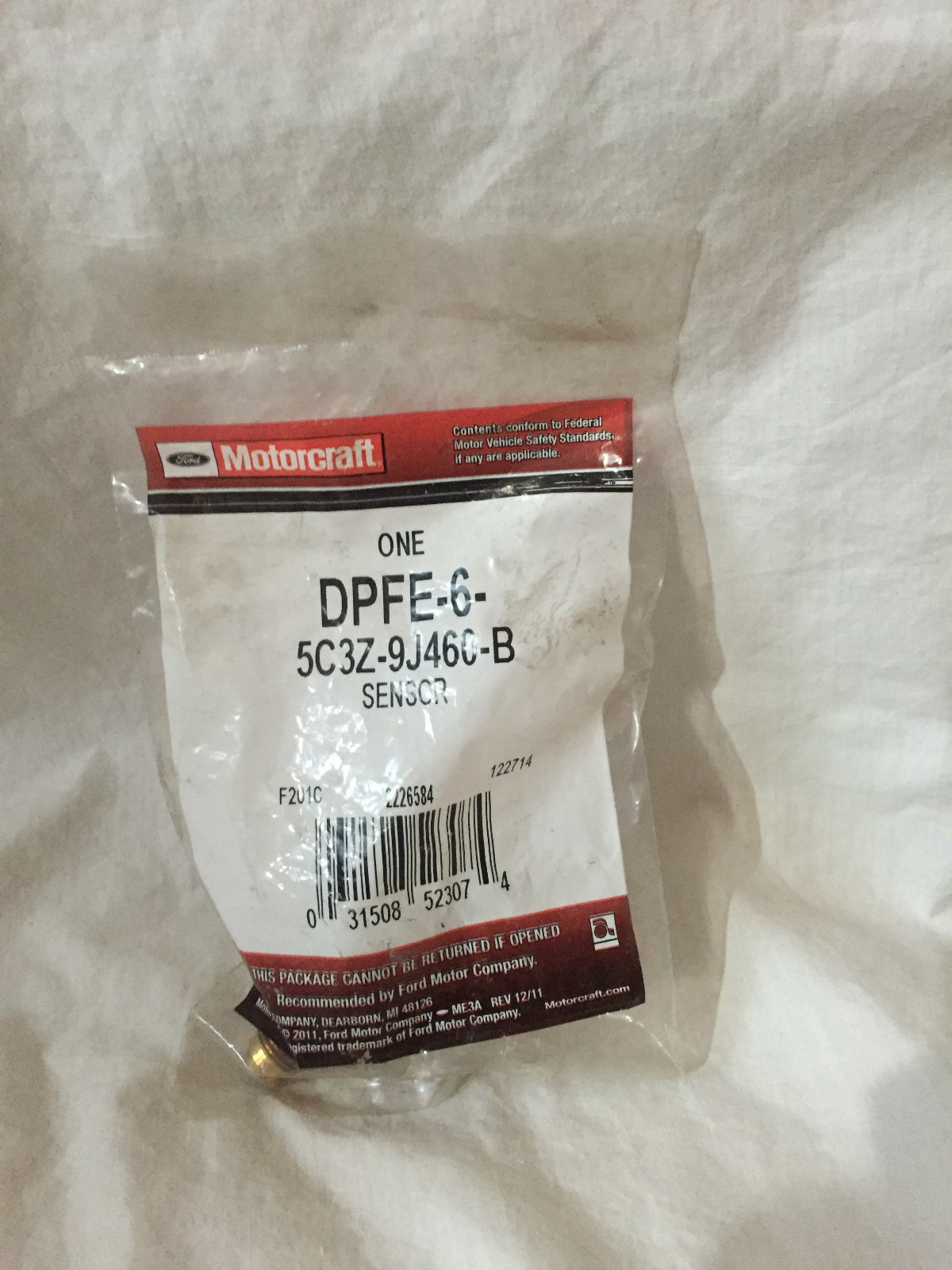 DPFE-6 New OEM Ford Motorcraft 6.0L Diesel EGR Pressure Feedback Sensor DPFE144